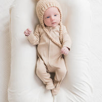 Ribbed Zipper Sleeper