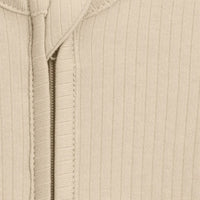 Ribbed Zipper Sleeper