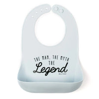 The Man, the Myth, the Legend Silicone Wonder Bib
