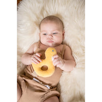 Tara the Duck - Baby Fabric Rattle