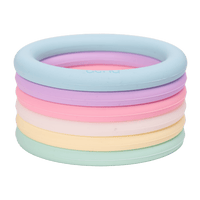 6 Silicone Teething Rings