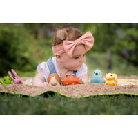 Snail - Natural Organic Rubber Teether, Rattle & Bath Toy