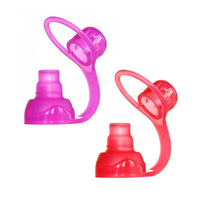 SoftSip Food Pouch Top - 2 CT | Red/Purple-Nursing & Feeding-ChooMee-bluebird baby & kids