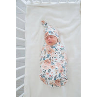 Autumn Newborn Top Knot Hat-Hats-Copper Pearl-bluebird baby & kids