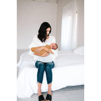 Camel Knit Swaddle Blanket-Swaddle Blankets-Copper Pearl-bluebird baby & kids