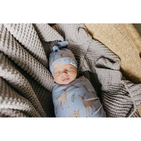 Doe Newborn Top Knot Hat-Hats-Copper Pearl-bluebird baby & kids