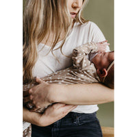 Fawn Newborn Knotted Gown-Gowns-Copper Pearl-bluebird baby & kids