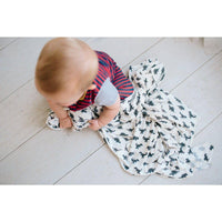 Wild Knit Swaddle Blanket-Blankets & Loveys-Copper Pearl-bluebird baby & kids