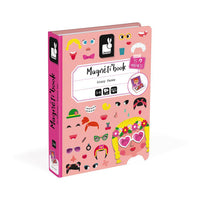Girl's Crazy Faces Magnetibook-Activity Book-Janod-bluebird baby & kids