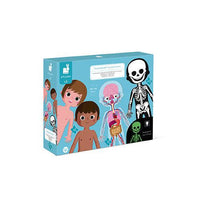 Human Body Educational Puzzle - 100 Piece Puzzle-Puzzles-Janod-bluebird baby & kids