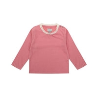 Ruffled Collar Long Sleeve Tee (0-3 M)-Tops & Tees-Lilly + Sid-0-3 M-bluebird baby & kids