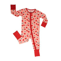 Cherry On Top Bamboo Viscose Zippy-Pajamas-Little Sleepies-Newborn-bluebird baby & kids