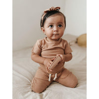 French Terry Tee & Shorties Set-Baby & Toddler Outfits-Loved Baby-Adobe-3-6m-bluebird baby & kids