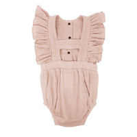 Muslin Ruffle Bodysuit-Bodysuits-Loved Baby-3-6 M-Cloud Grey-bluebird baby & kids