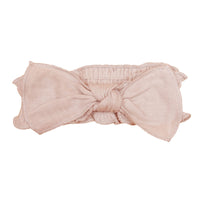 Muslin Smocked Headband-Headbands-Loved Baby-0-12 M-Rosewater Pink-bluebird baby & kids