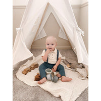 Organic Abyss Blue Suspender Pant-Bottoms-Loved Baby-6-9 M-Abyss Blue-bluebird baby & kids