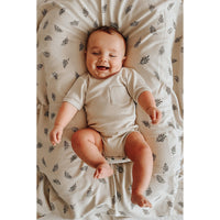Organic V-Neck Bodysuit-Bodysuits-Loved Baby-0-3 M-Pool-bluebird baby & kids
