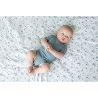 Organic V-Neck Bodysuit-Bodysuits-Loved Baby-0-3 M-Pool-bluebird baby & kids