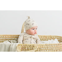 Printed Top-Knot Hat-Hats-Loved Baby-Preemie-NB-Stone Flower-bluebird baby & kids