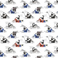 Hares on Hogs Magnetic Modal Footed Pajama-Pajamas-Magnetic Me-Newborn-bluebird baby & kids