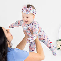 Whistledon Magnetic Modal Footed Pajama-Pajamas-Magnetic Me-0-3 Months-bluebird baby & kids