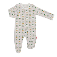 You Had me at Aloe Magnetic Modal Footed Pajama-Pajamas-Magnetic Me-Newborn-bluebird baby & kids