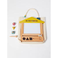 Wooden Magnetic Drawing Board-Wooden Toys-kiko+ & gg*-Cat (red roof)-bluebird baby & kids