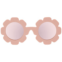 Flower Shaped Polarized Sunglasses with Mirrored Lenses