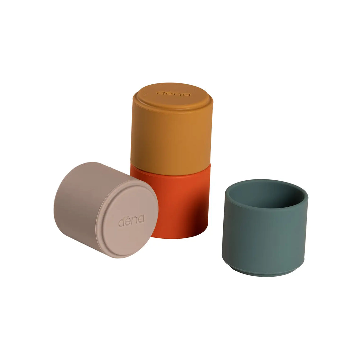 4 Silicone Stacking Cups