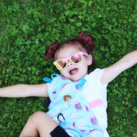 Mermaid Narwhal Crinkle Tag Square 8x8 Baby