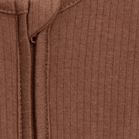 Ribbed Zipper Sleeper