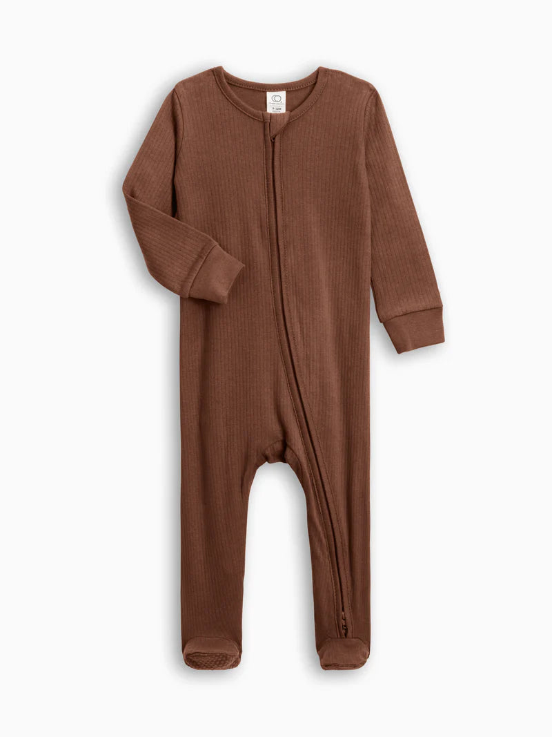 Ribbed Zipper Sleeper
