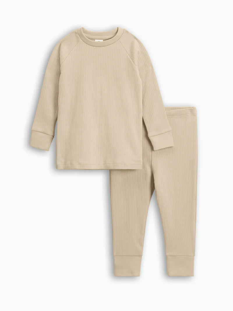 Ribbed Long Sleeve Jammies