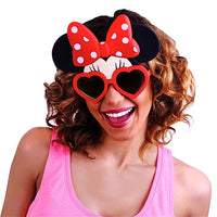 Officially Licensed Minnie Mouse Heart Frame Sun-Stache