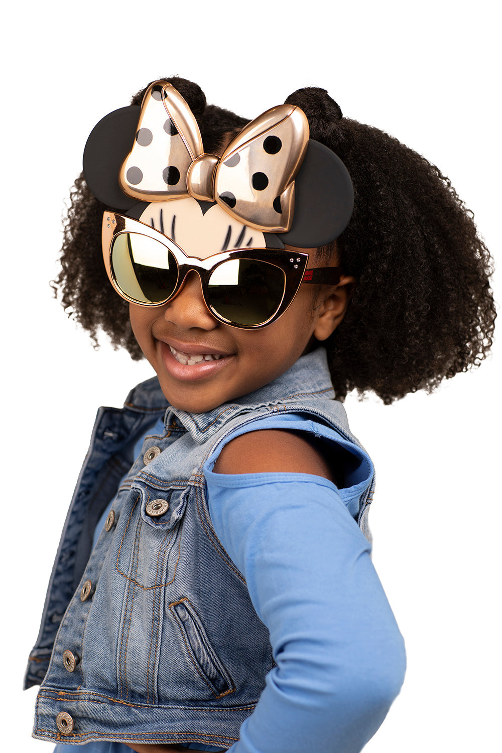 Officially Licensed Rose Gold Minnie Mouse Sun-Staches