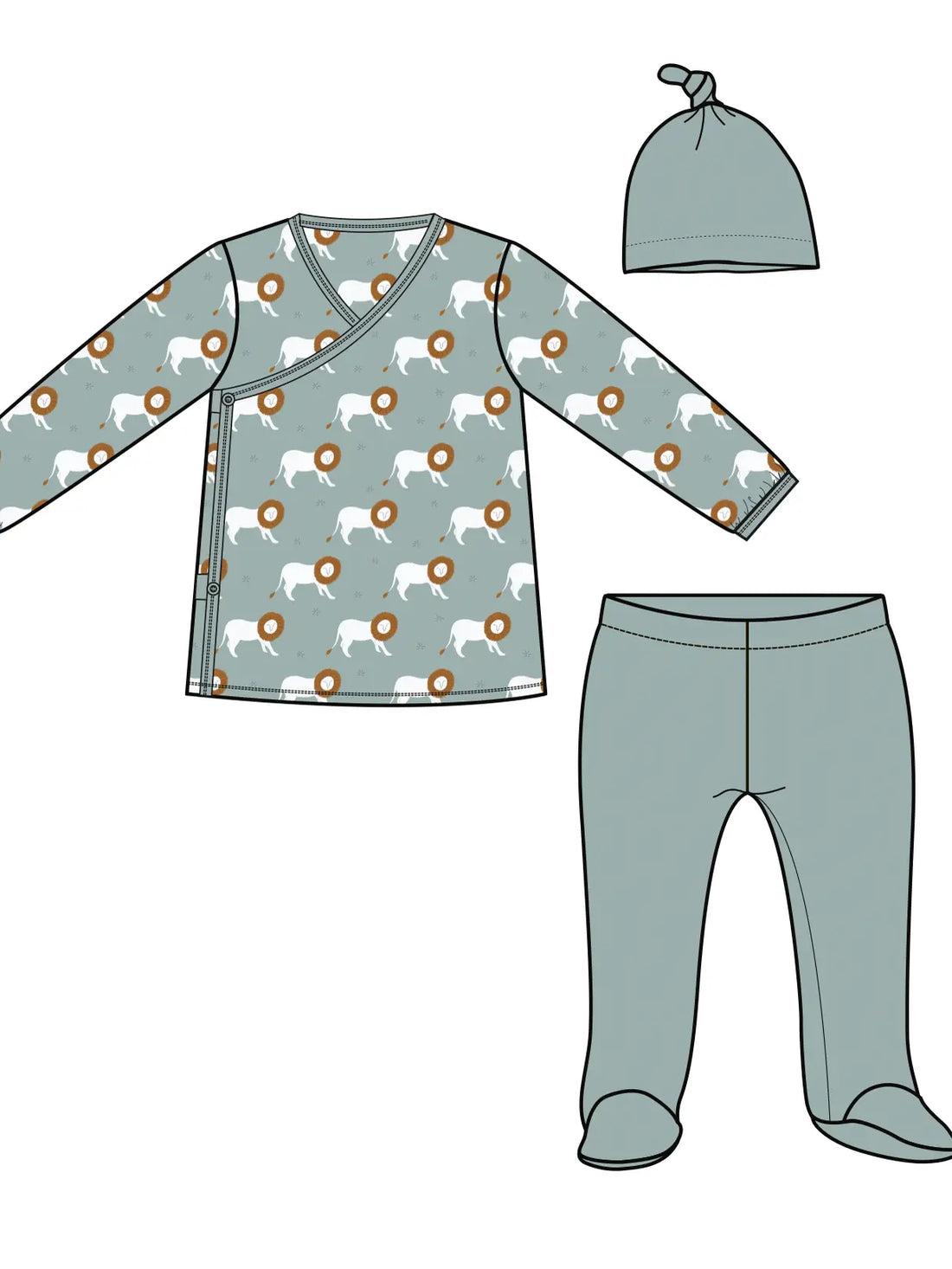 You're My Mane Squeeze Lion - Baby Newborn Take Me Home Set