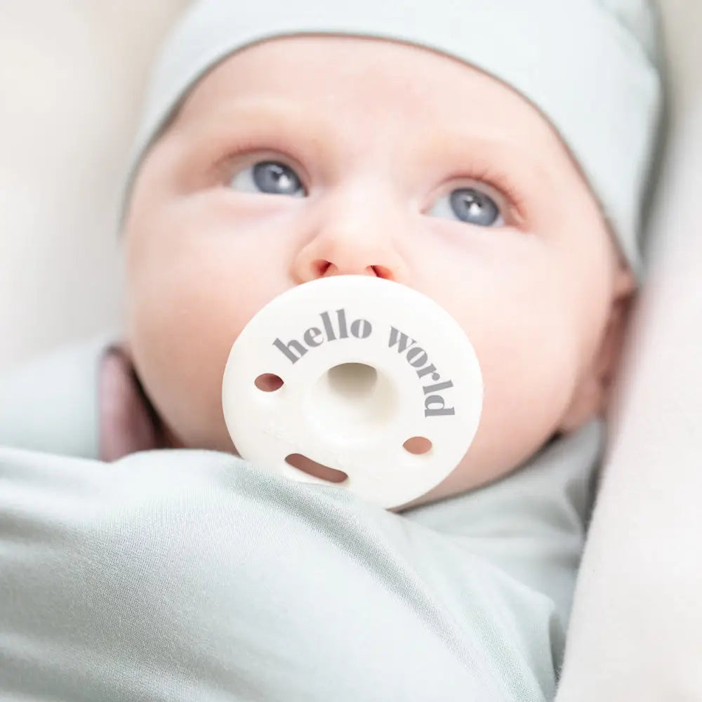 Hello World Bubbi Pacifier