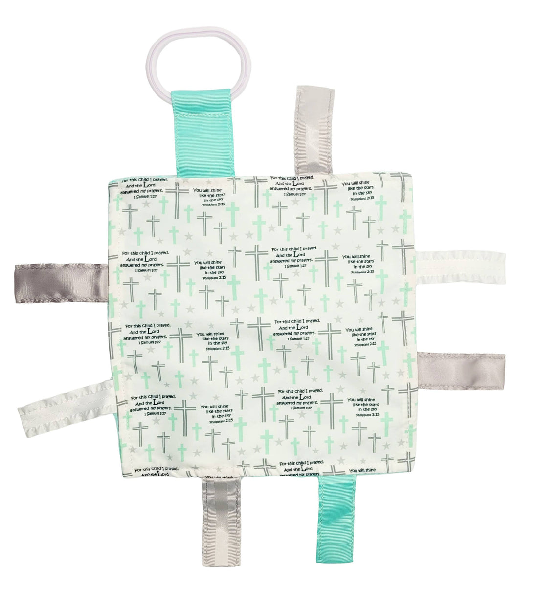 Prayer Church Baptism Baby Tag Keepsake Square 8"x8"