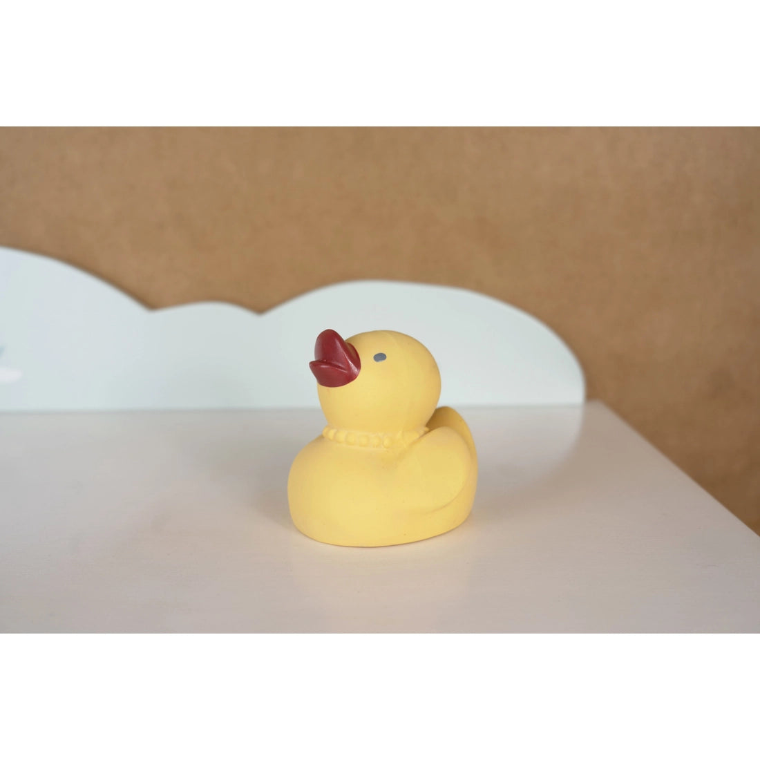 Tara the Duck - Natural Organic Rubber Teether, Rattle & Bath Toy