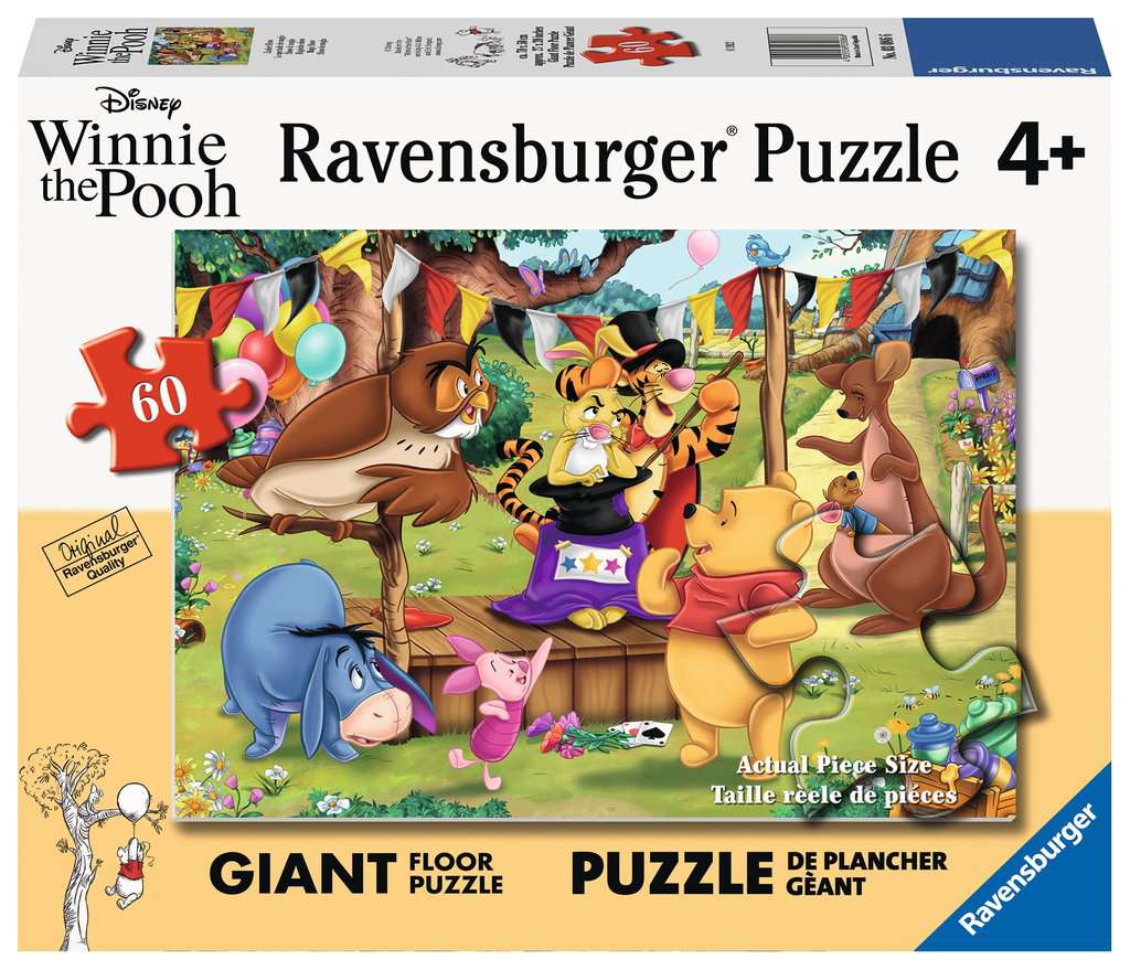 Winnie The Pooh Magic Show Puzzle 60 PCS