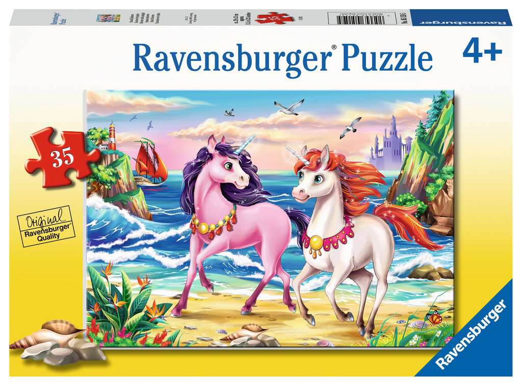 Beach Unicorns Magic Show Puzzle 35 PCS