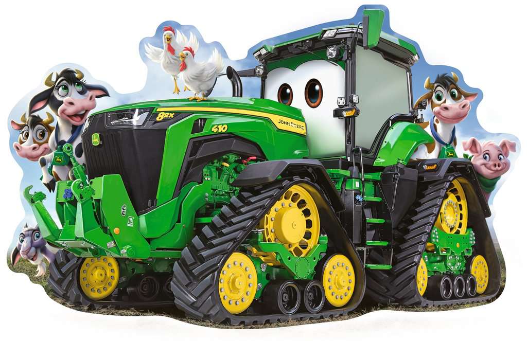 John Deere Tractor Shaped Puzzle 24 PCS