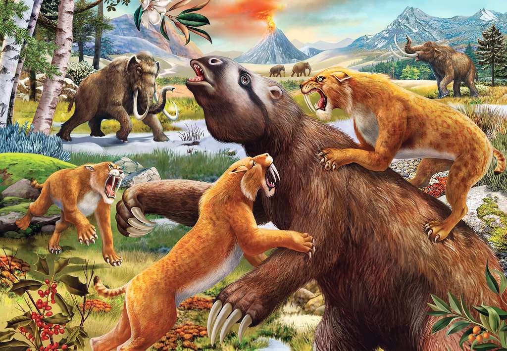 Jurassic Wildlife Puzzle 24 PCS