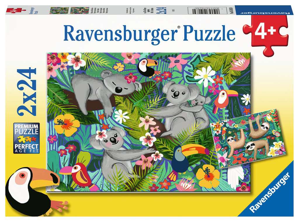 Koalas and Sloths Puzzle 24 PCS