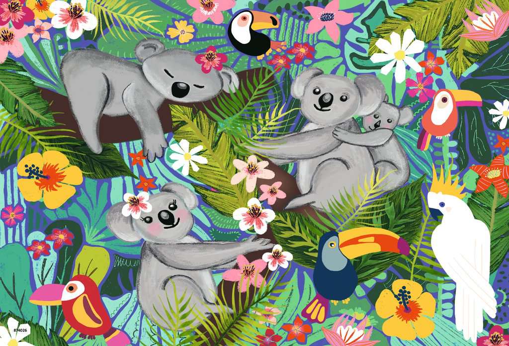 Koalas and Sloths Puzzle 24 PCS