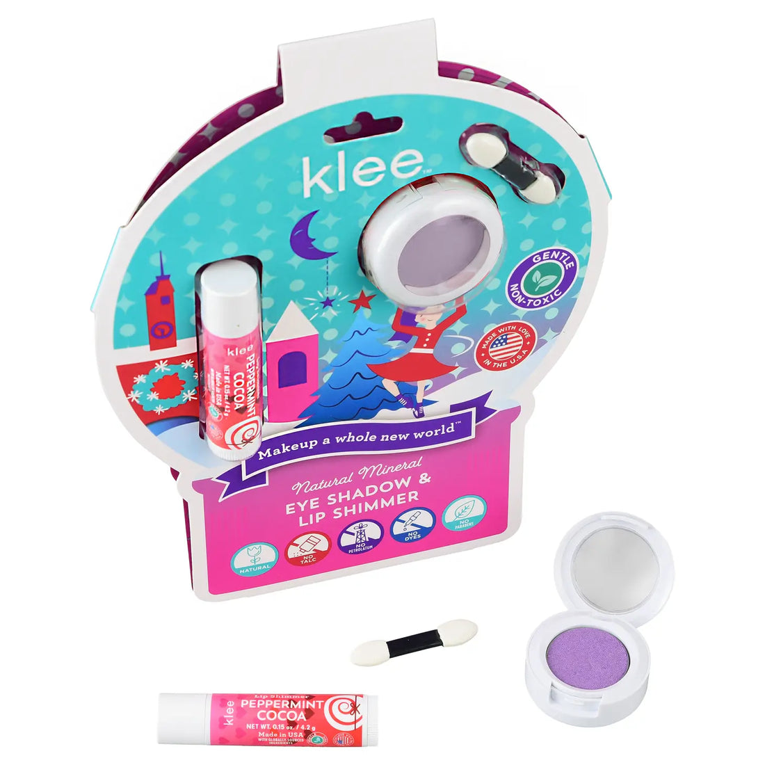 Snowglobe Twinkle - Holiday Eyeshadow and Lip Shimmer Set