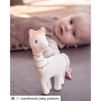 Lilith the Llama Organic Rubber Teether Toy