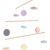 Pastel Geometric Crib Mobile