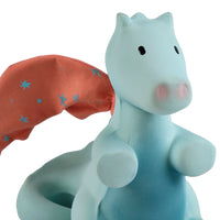 Sunrise Dragon Natural Organic Rubber Rattle & Crinkle Wings