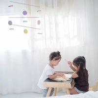 Pastel Geometric Crib Mobile